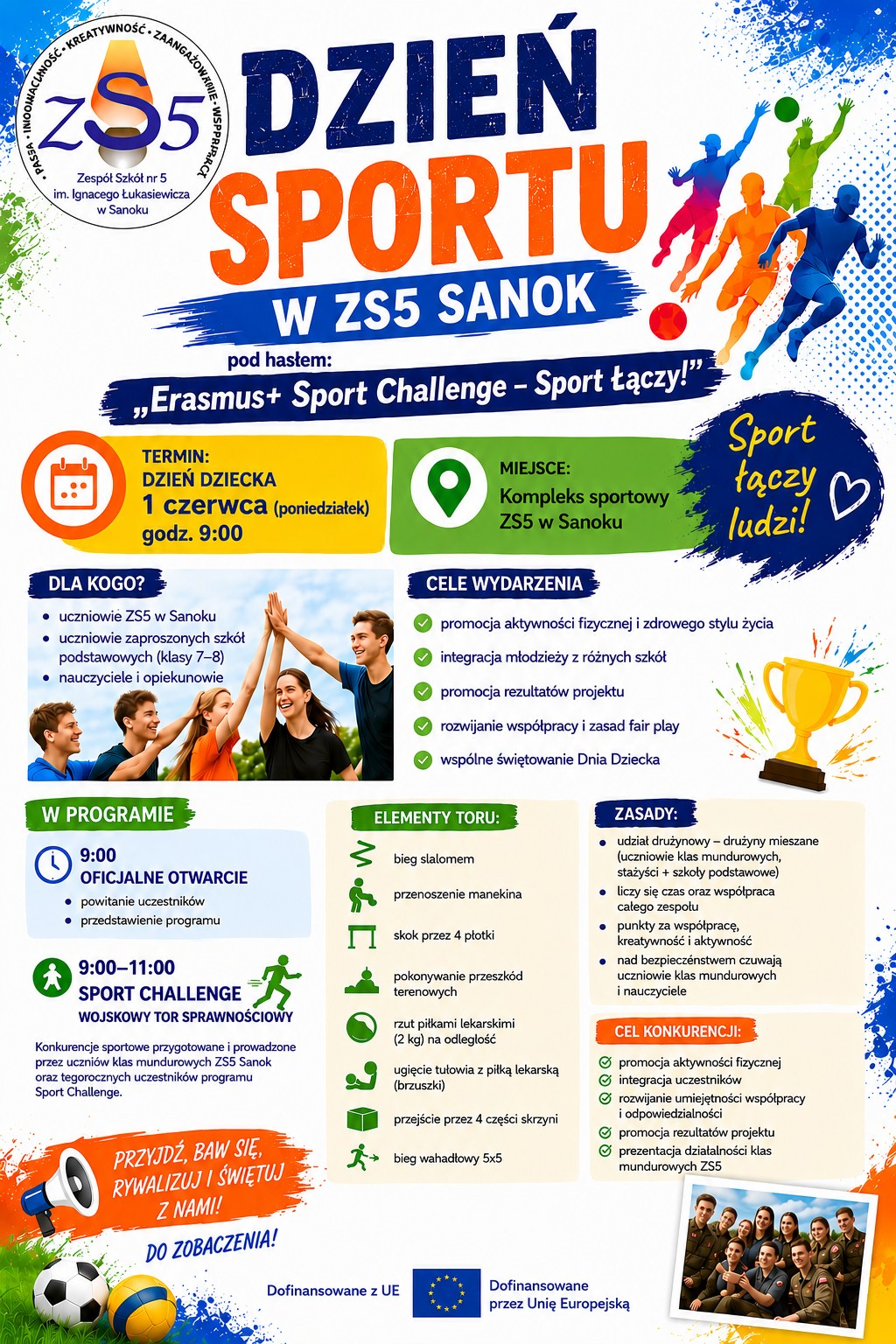 Plakat dzień sportu