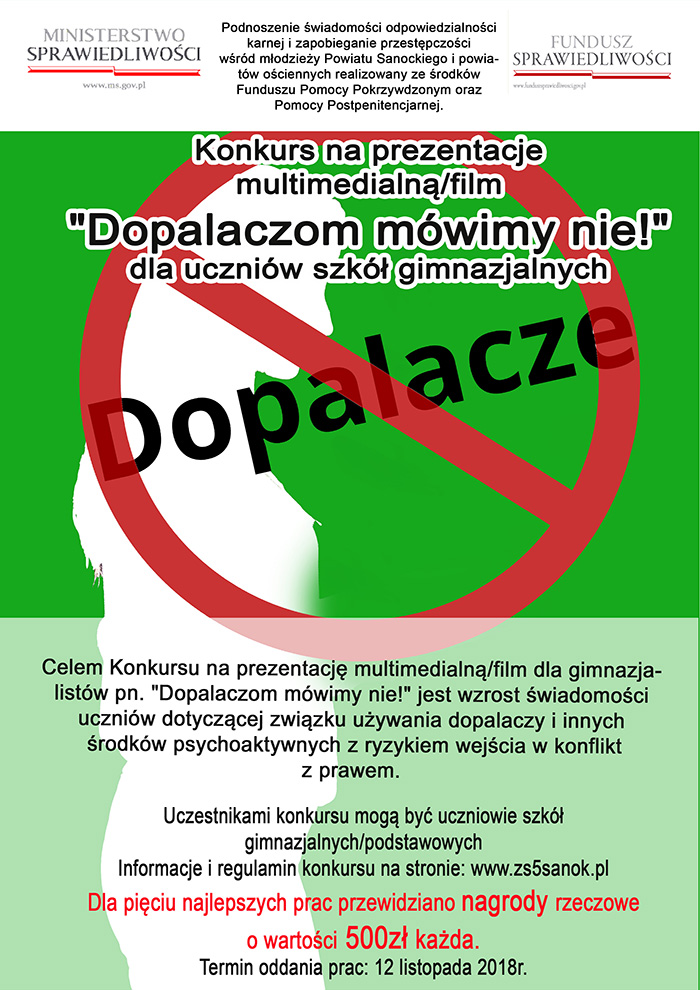 Plakat dopalacze