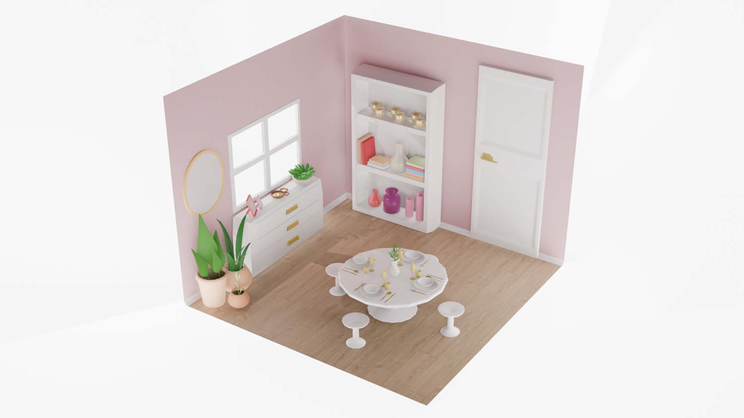 render pokoju